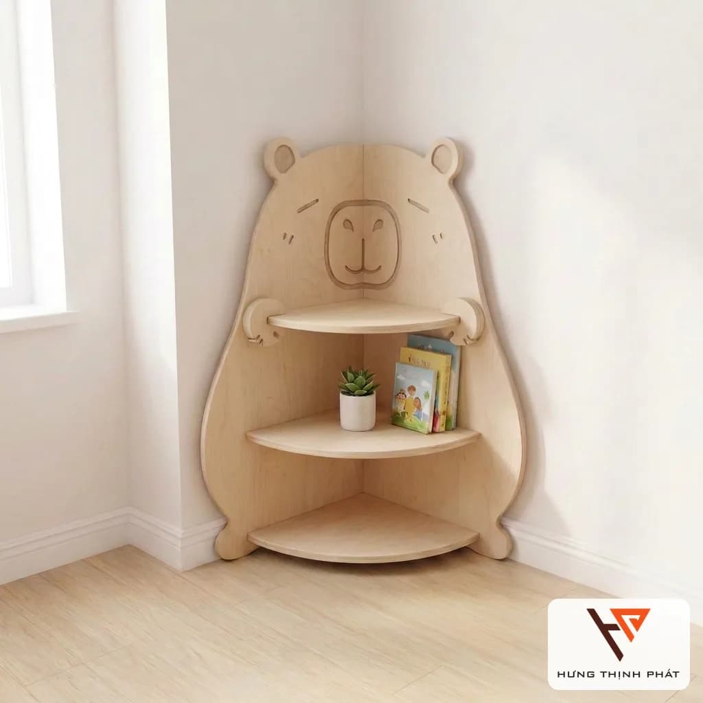 Kệ góc Capybara C02 cho phòng bé