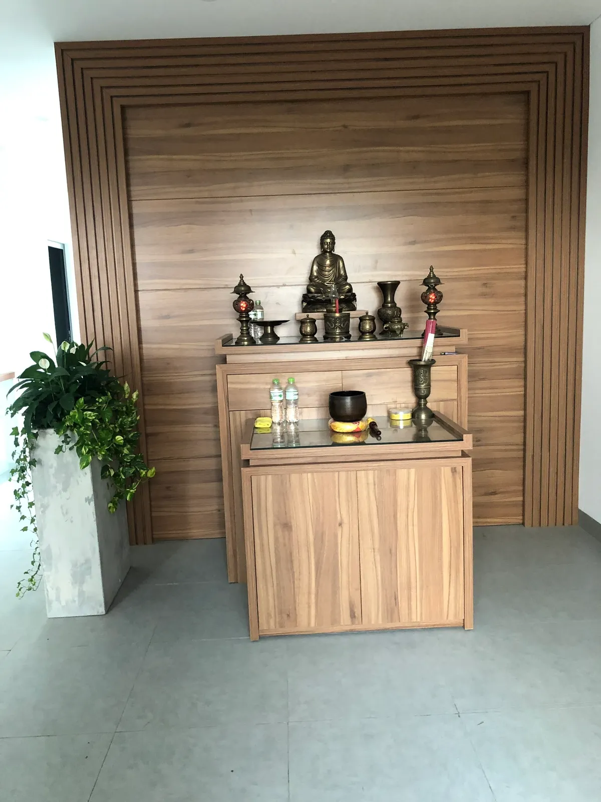 Nhà phố hiện đại — nội thất gỗ tông ấm — 8